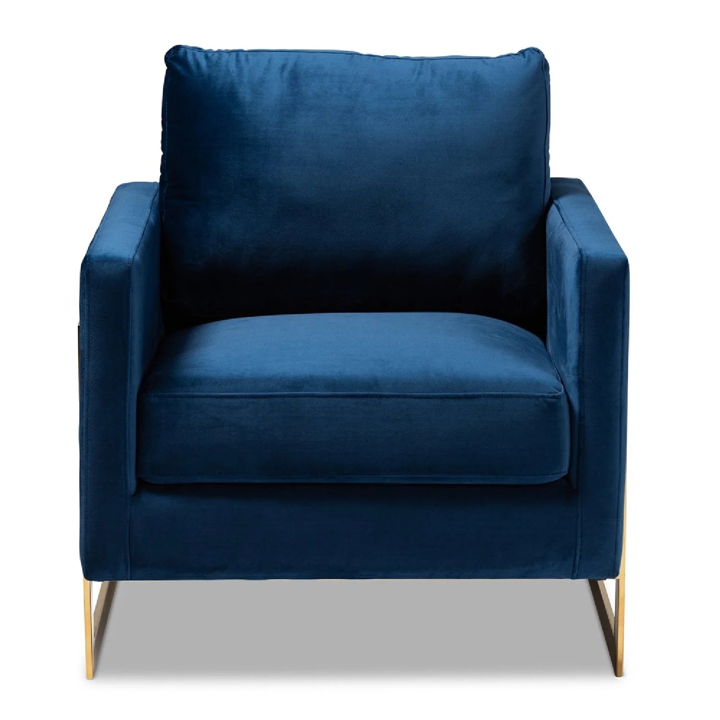 Luxury Velvet Matteo Accent Chair Modern Italian Style for Villa