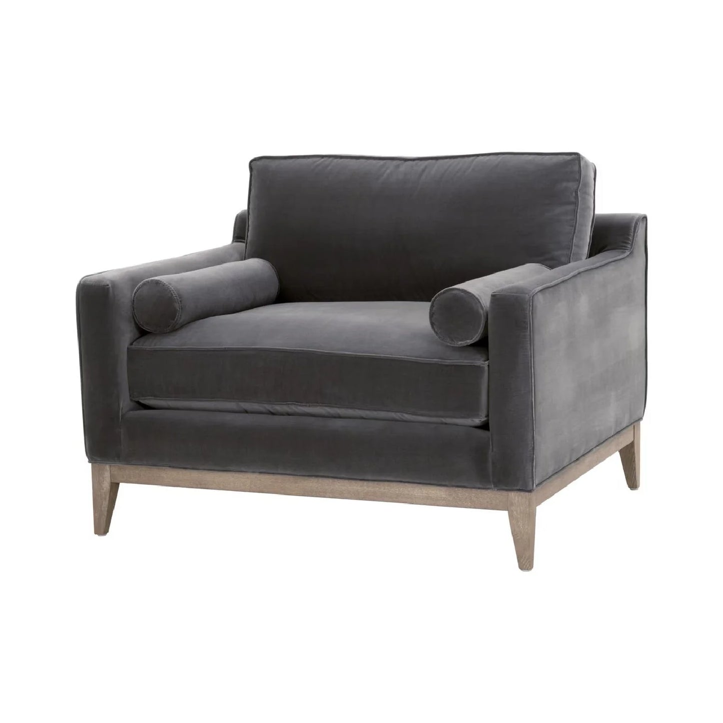 Luxury Velvet Modern Loveseat European Style for Villa