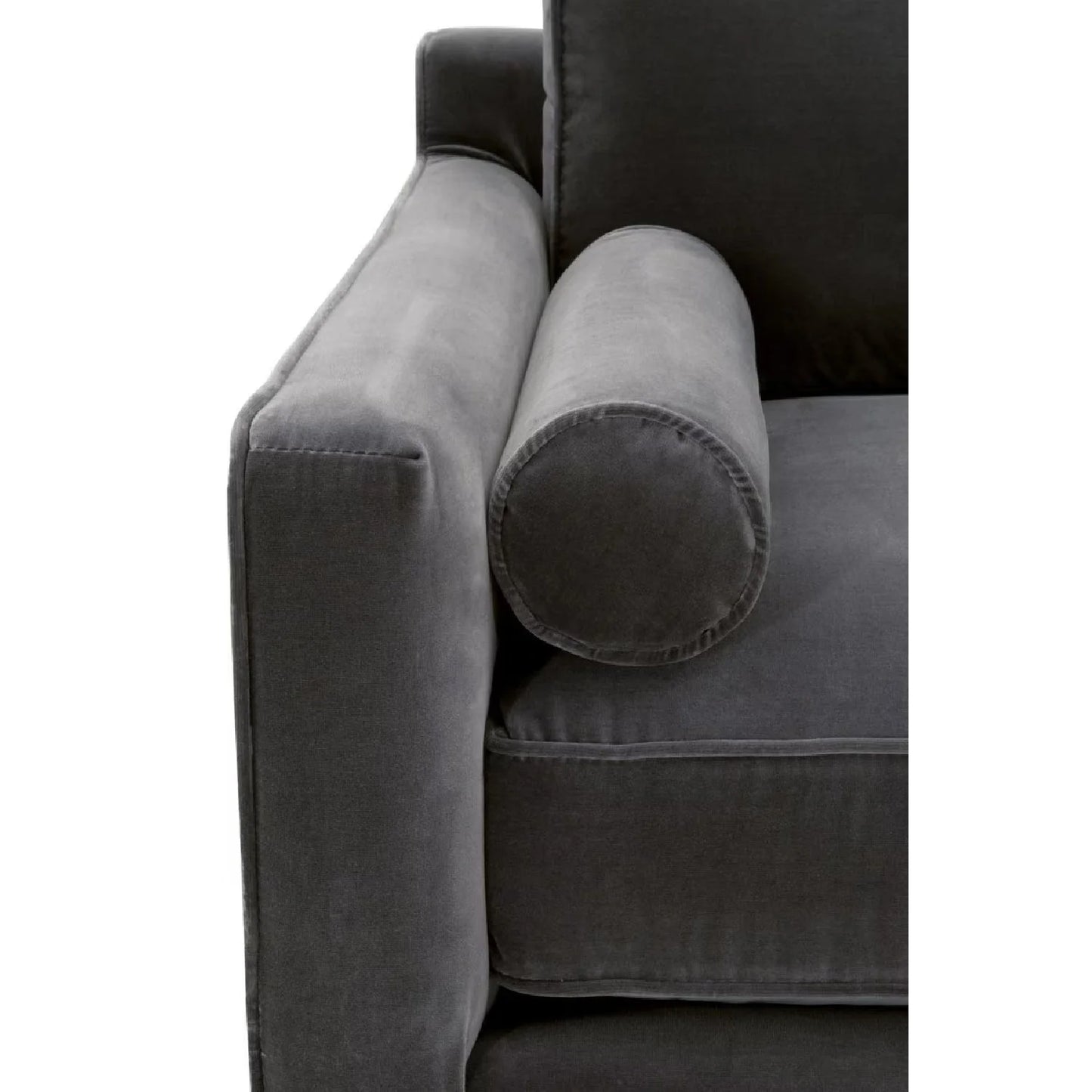 Luxury Velvet Modern Loveseat European Style for Villa