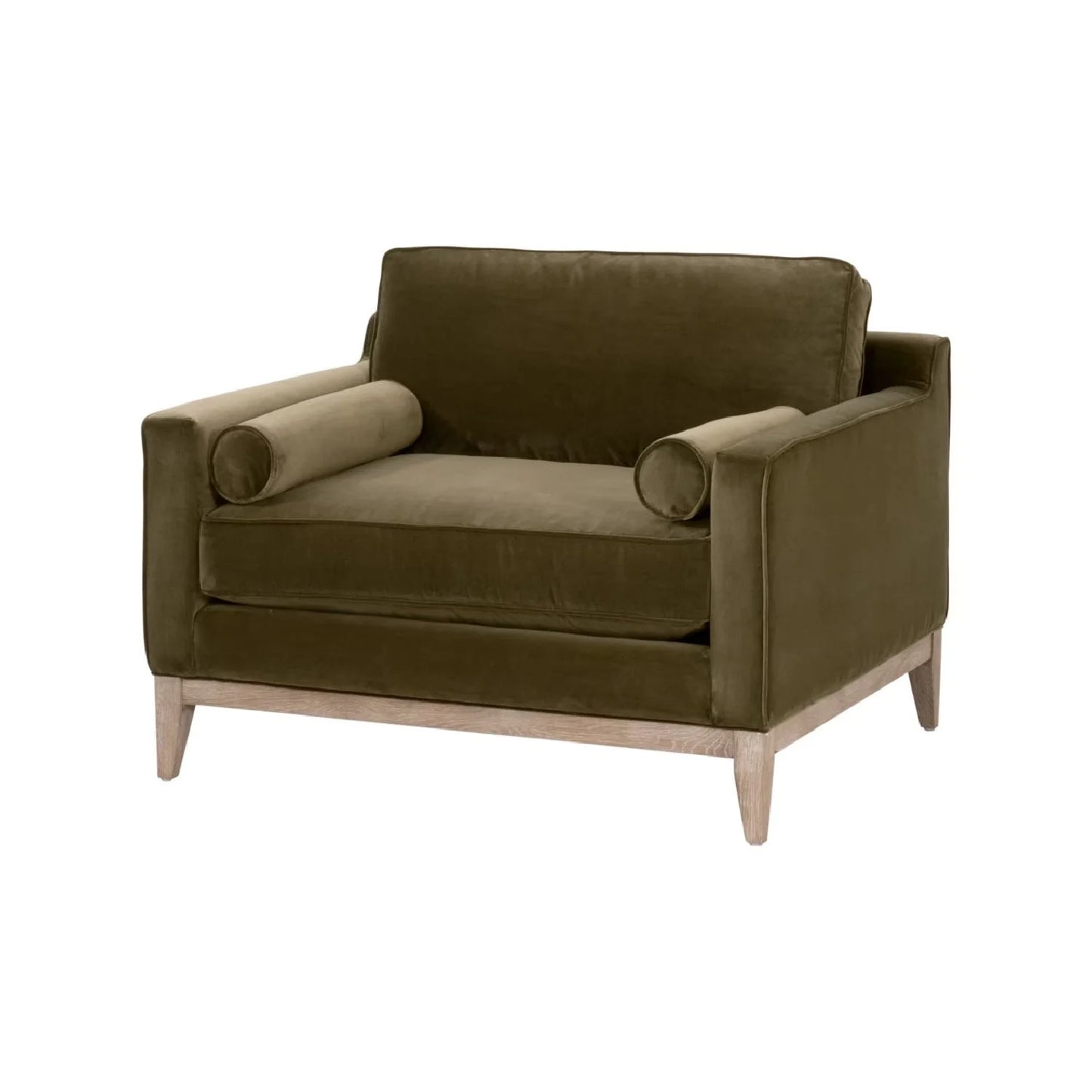 Luxury Velvet Modern Loveseat European Style for Villa