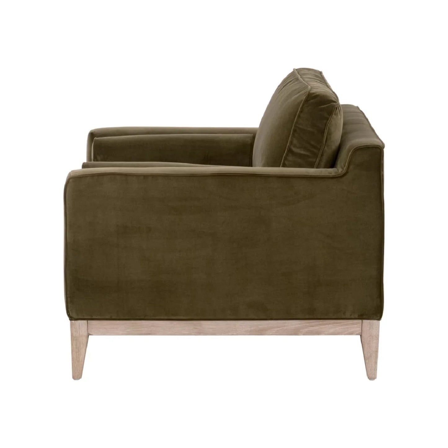 Luxury Velvet Modern Loveseat European Style for Villa