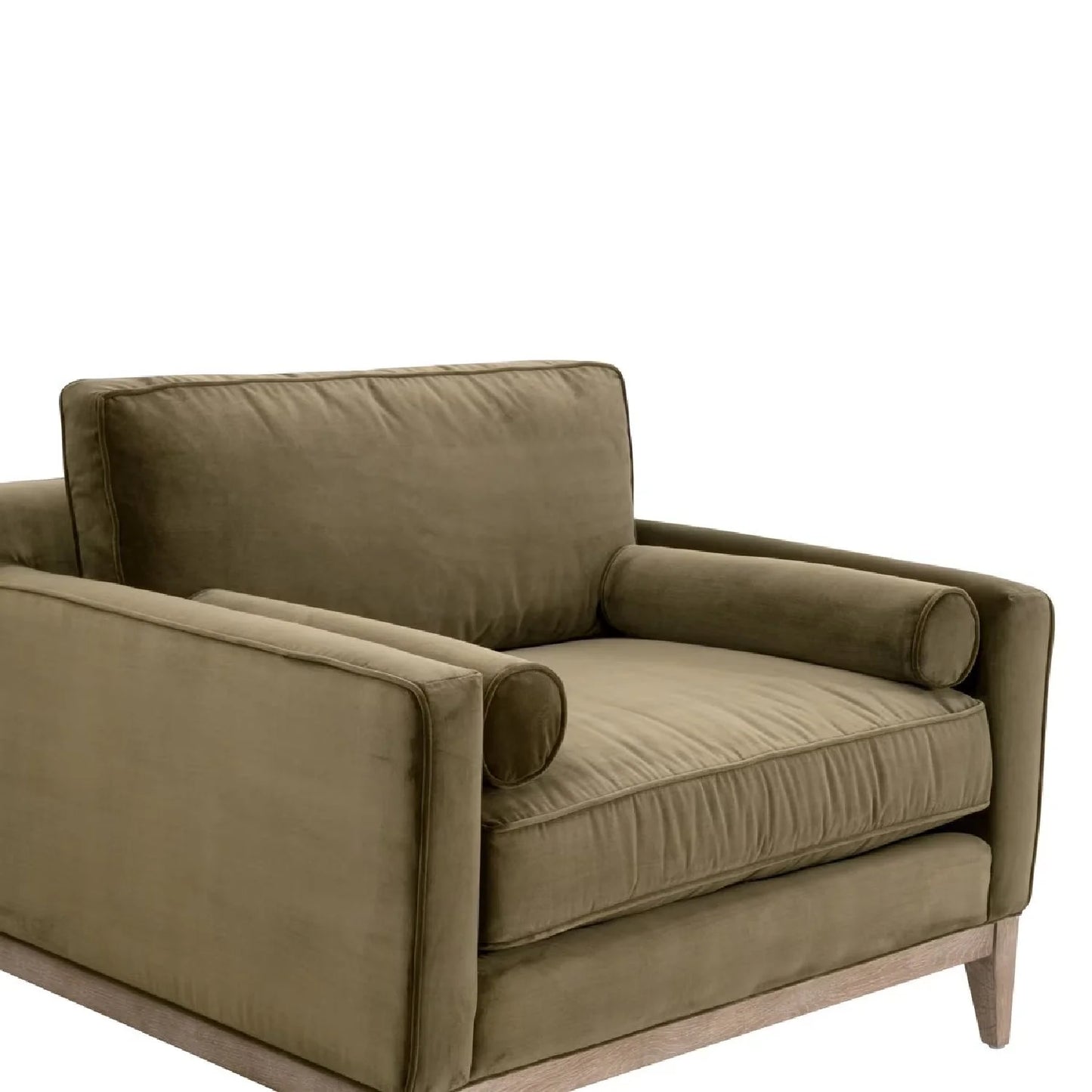 Luxury Velvet Modern Loveseat European Style for Villa