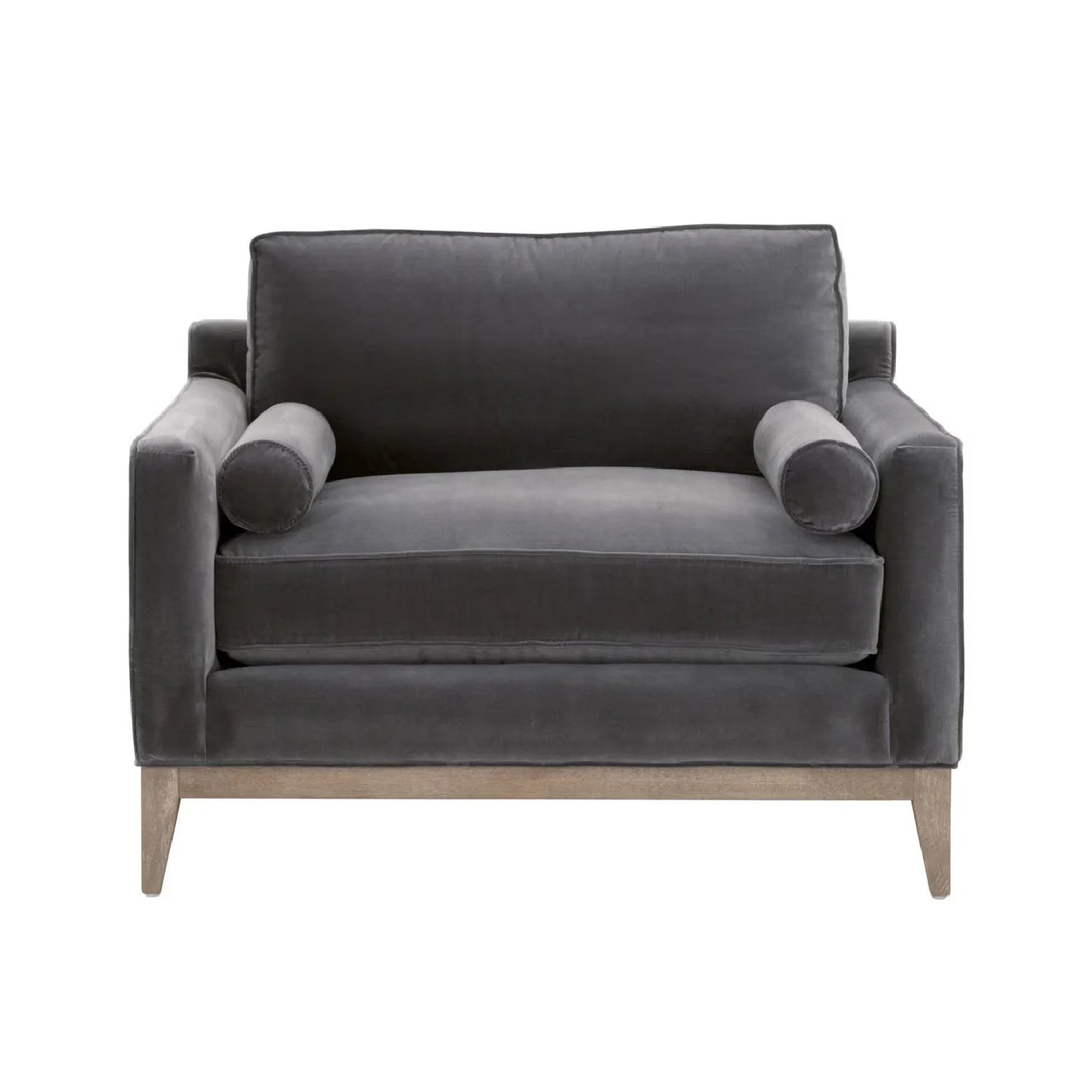 Luxury Velvet Modern Loveseat European Style for Villa