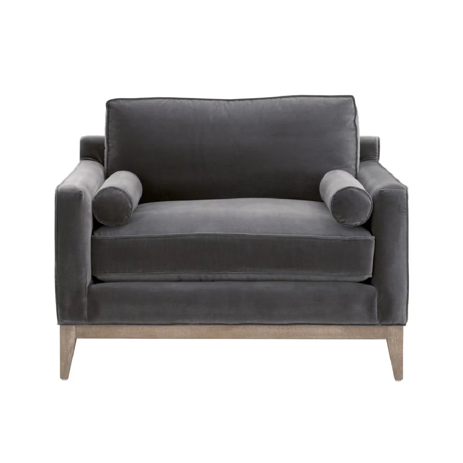 Luxury Velvet Modern Loveseat European Style for Villa