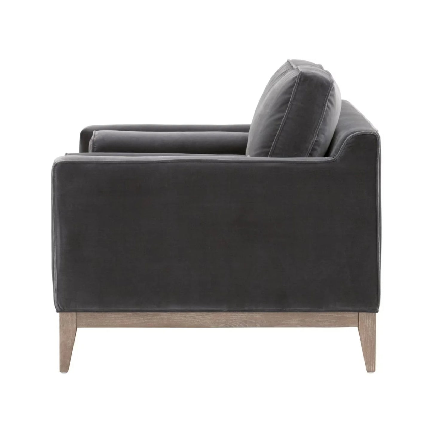 Luxury Velvet Modern Loveseat European Style for Villa