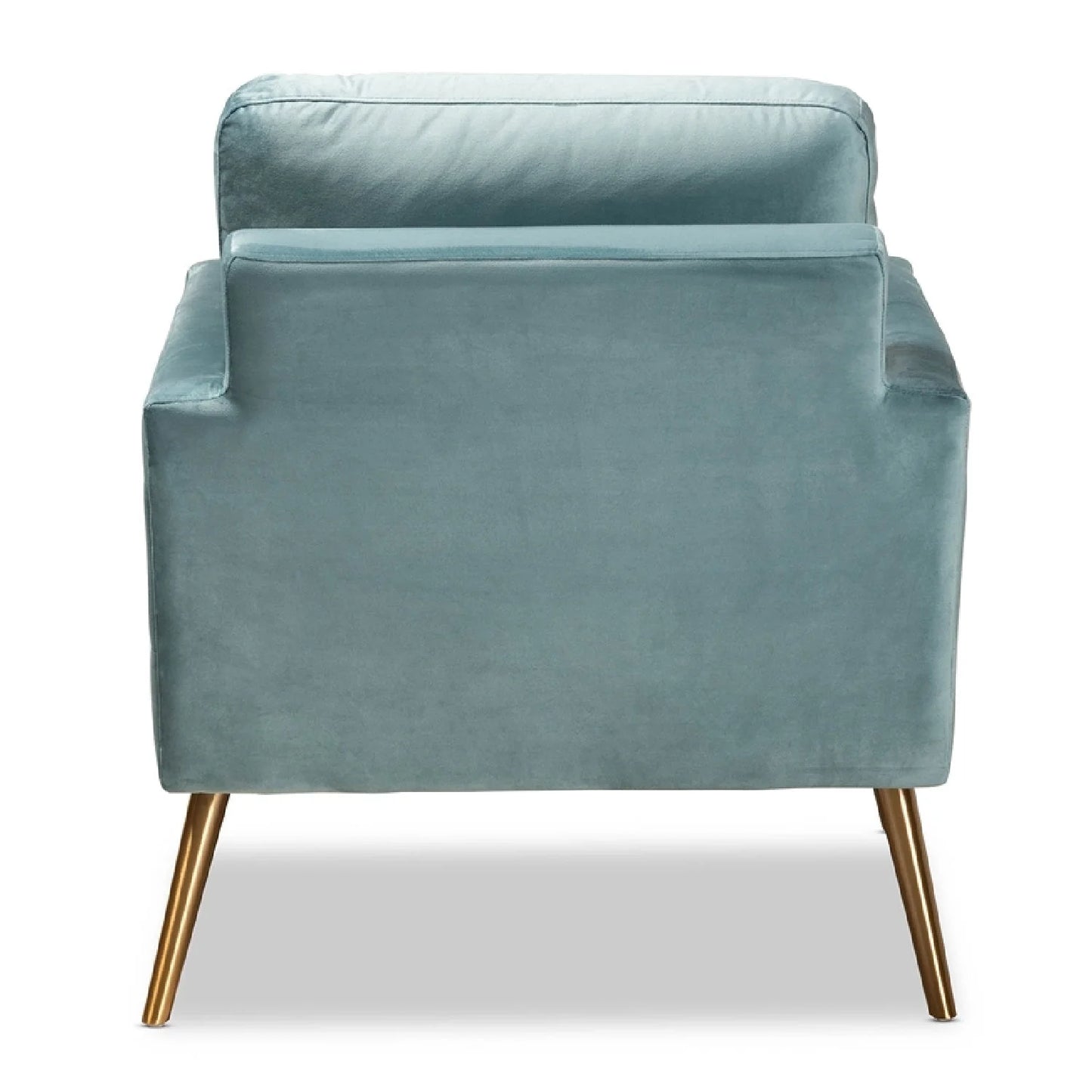 Luxury Velvet Open-Armed Accent Chair Modern Italian Style for Villa