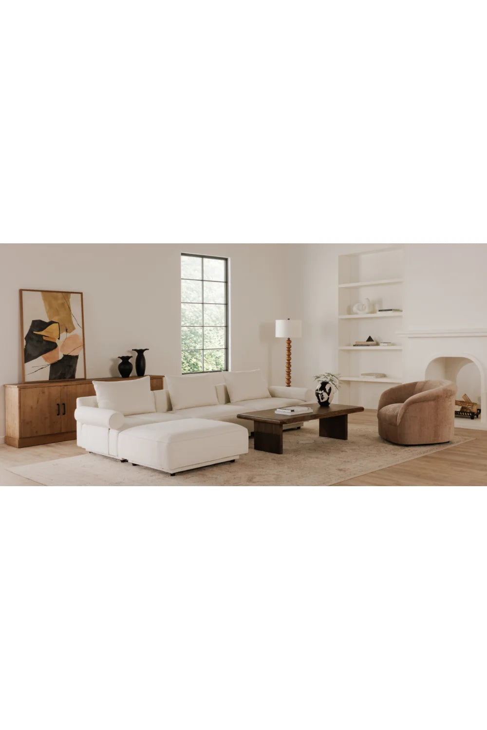Luxury Velvet Rolled Arm Lounge Chair Modern Italian Style for Villa