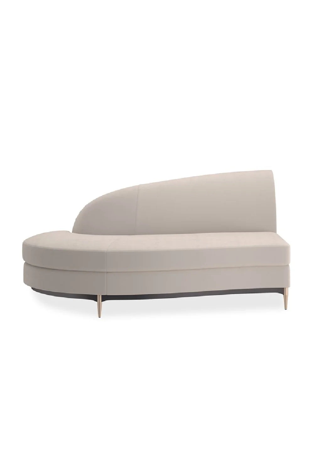 Luxury Velvet Sectional Sofa Modern Italian Style for Villa
