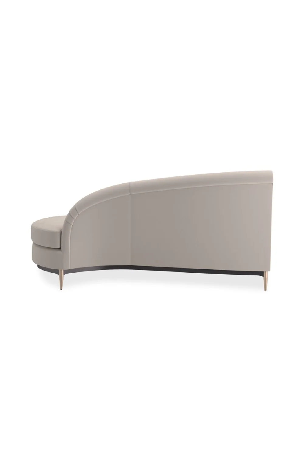 Luxury Velvet Sectional Sofa Modern Italian Style for Villa