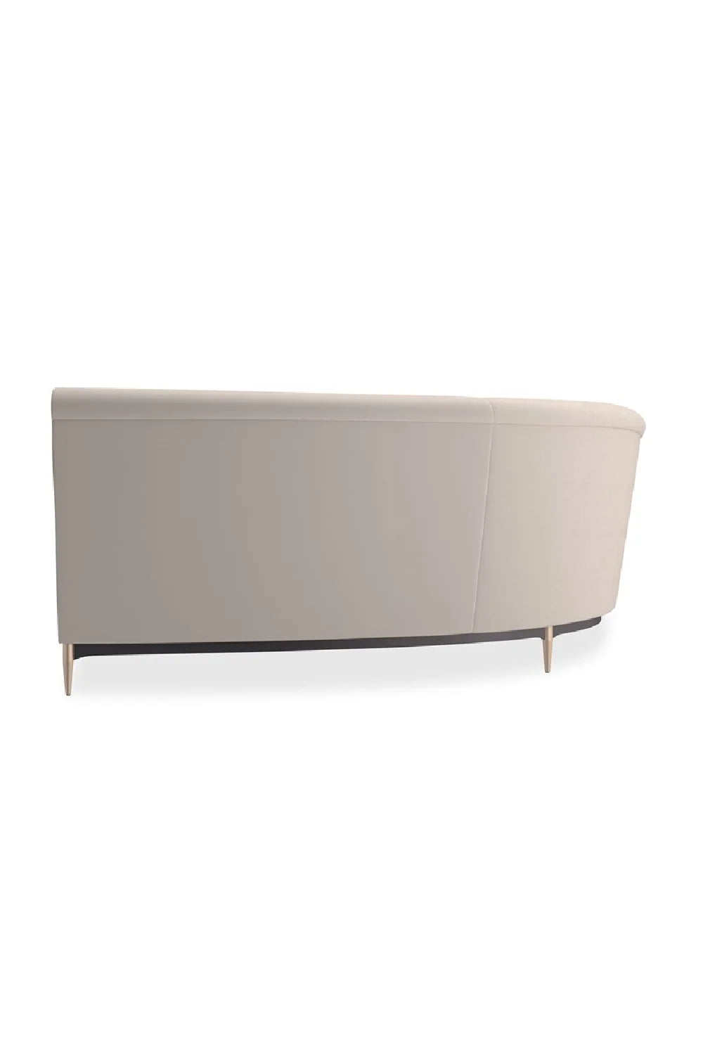 Luxury Velvet Sectional Sofa Modern Italian Style for Villa