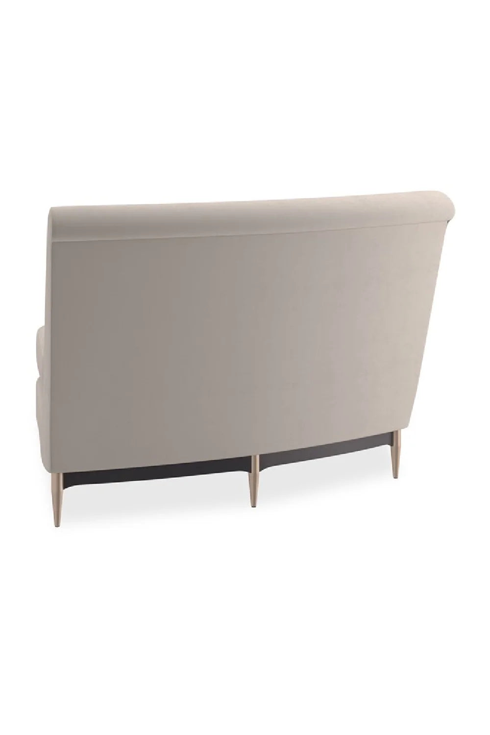 Luxury Velvet Sectional Sofa Modern Italian Style for Villa