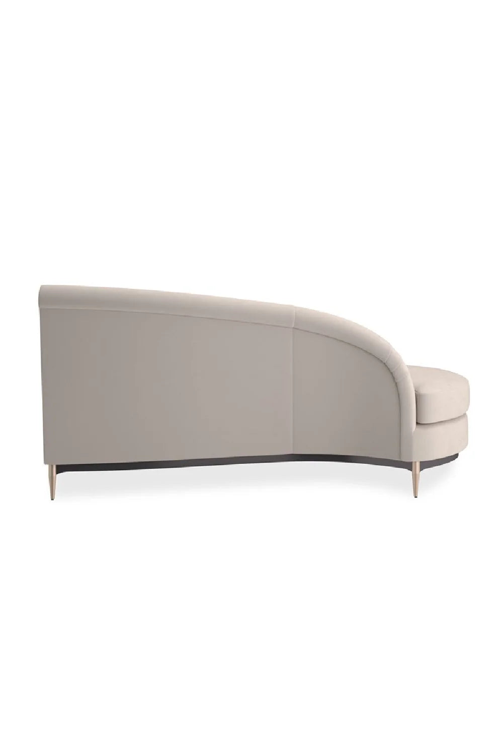 Luxury Velvet Sectional Sofa Modern Italian Style for Villa