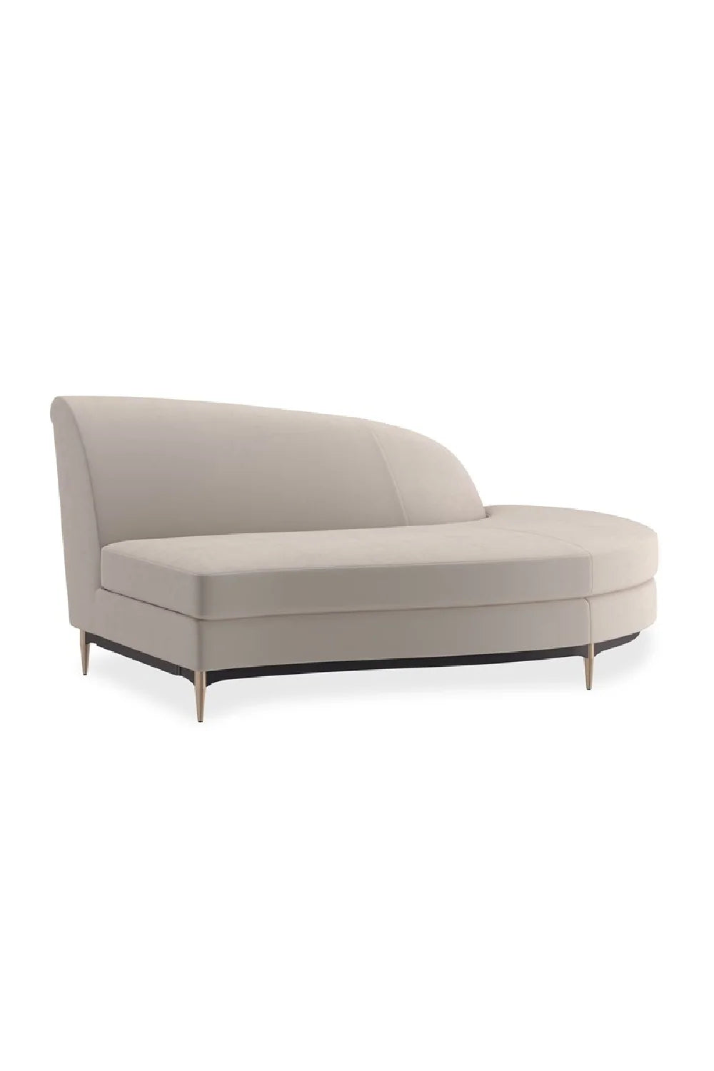 Luxury Velvet Sectional Sofa Modern Italian Style for Villa
