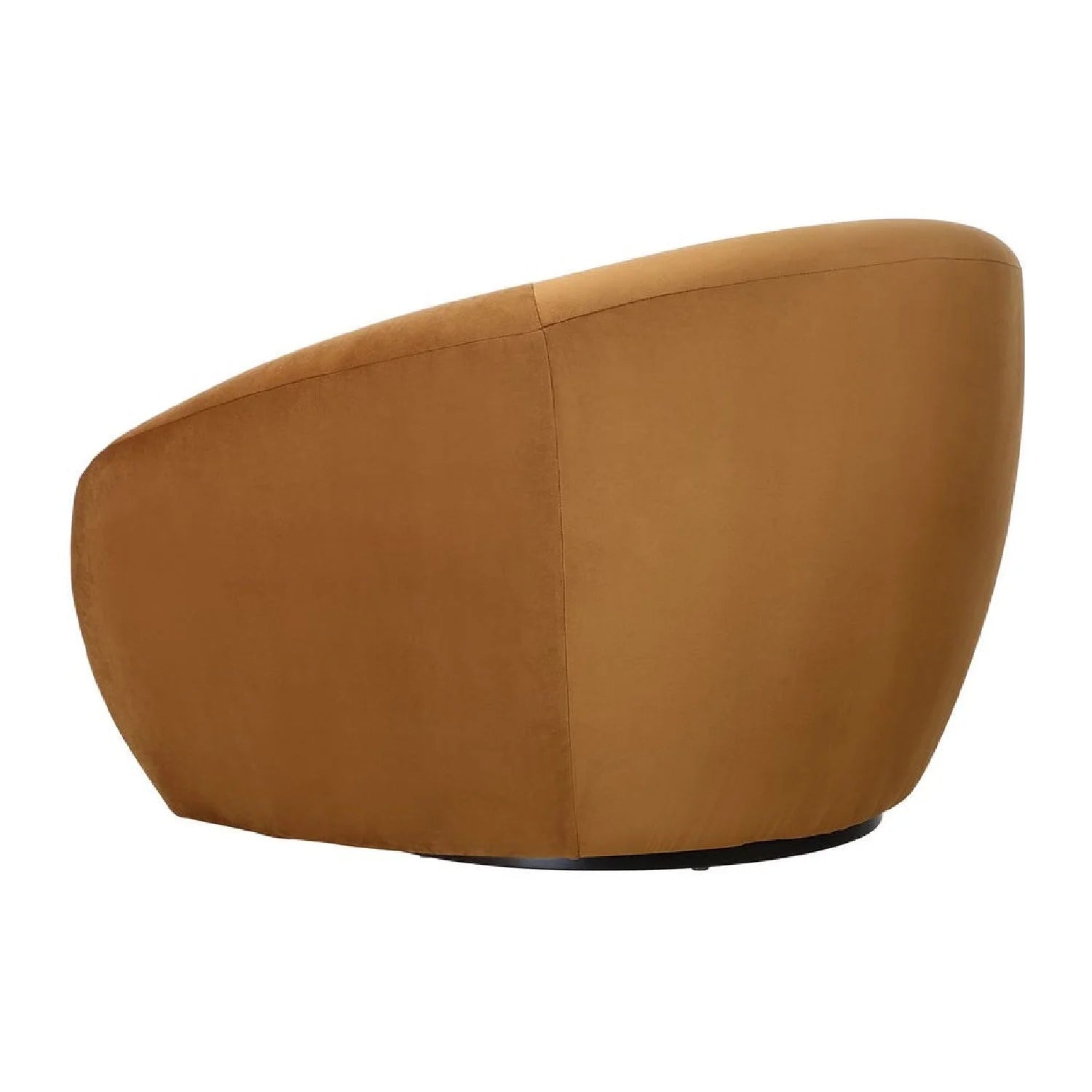 Luxury Velvet Swivel Lounge Chair Modern Italian Style for Villa