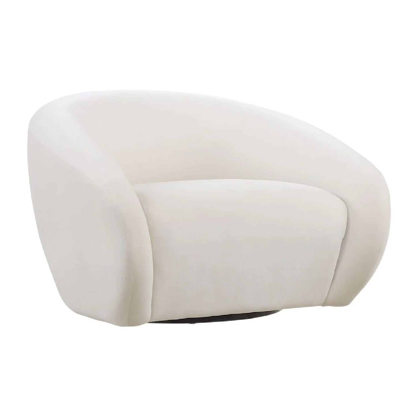 Luxury Velvet Swivel Lounge Chair Modern Italian Style for Villa
