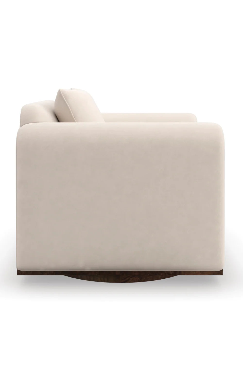 Luxury Velvet Swivel Lounge Chair Modern Italian Style for Villa