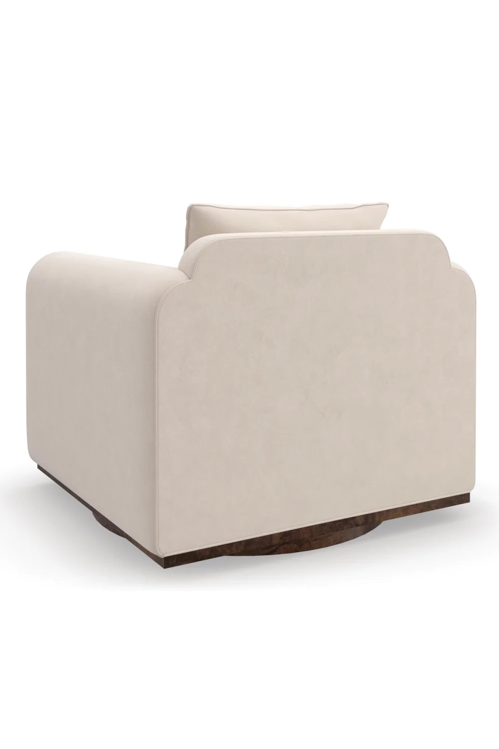 Luxury Velvet Swivel Lounge Chair Modern Italian Style for Villa