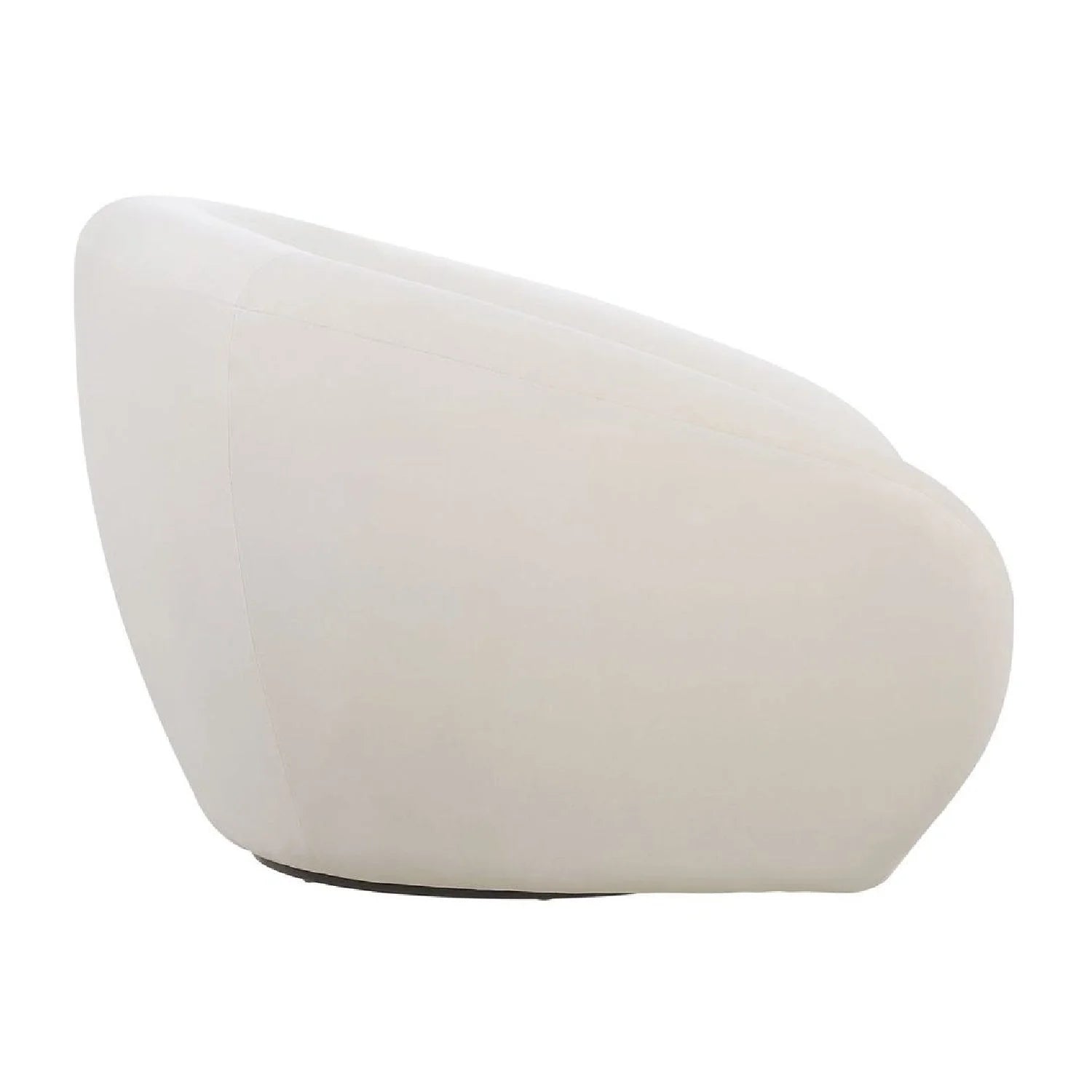 Luxury Velvet Swivel Lounge Chair Modern Italian Style for Villa