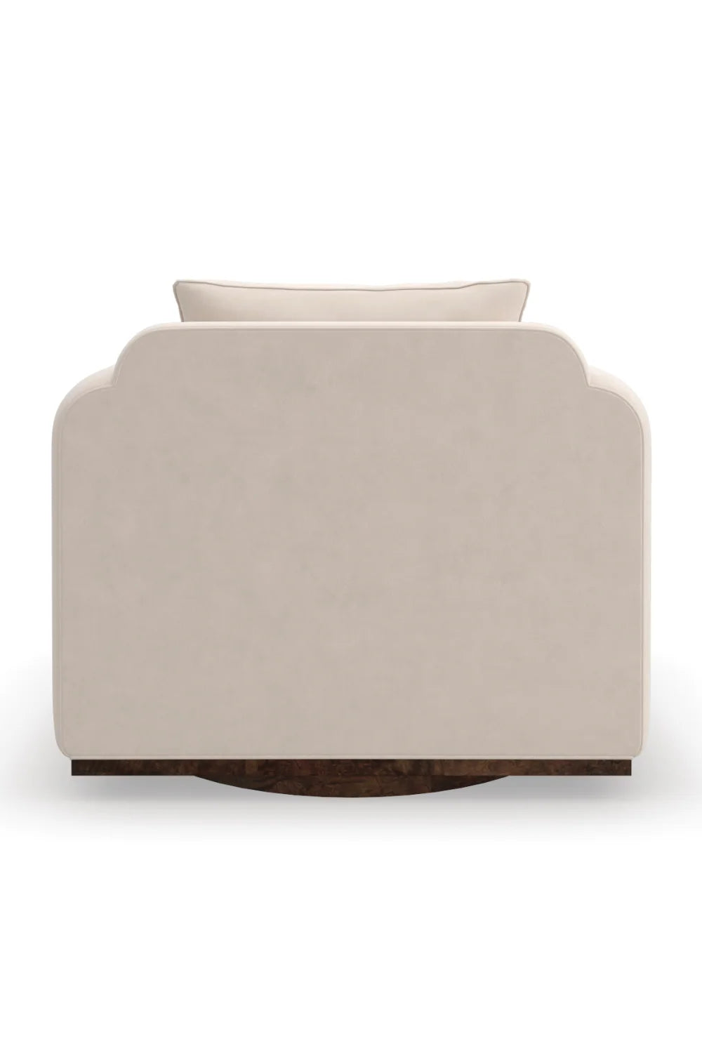 Luxury Velvet Swivel Lounge Chair Modern Italian Style for Villa