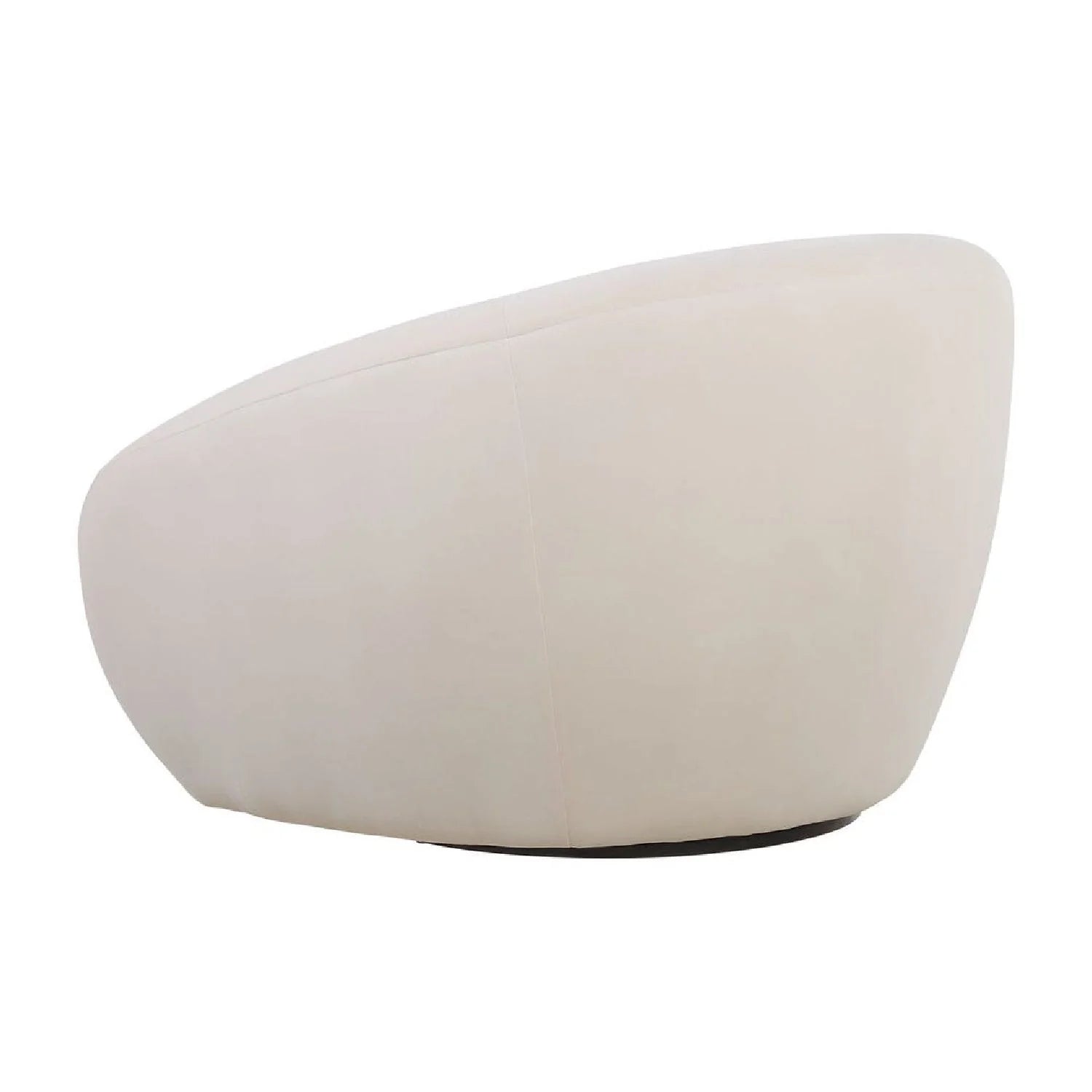 Luxury Velvet Swivel Lounge Chair Modern Italian Style for Villa