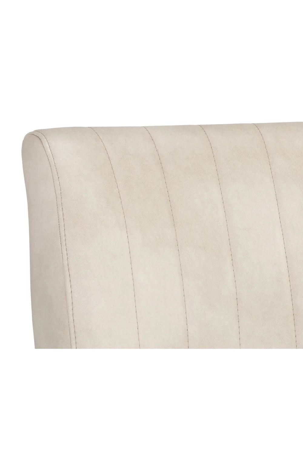 Luxury Vertical Stitched Dining Chair European Style for Villa