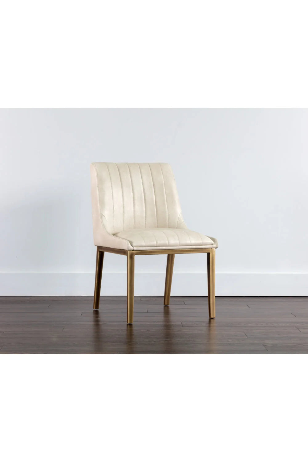 Luxury Vertical Stitched Dining Chair European Style for Villa