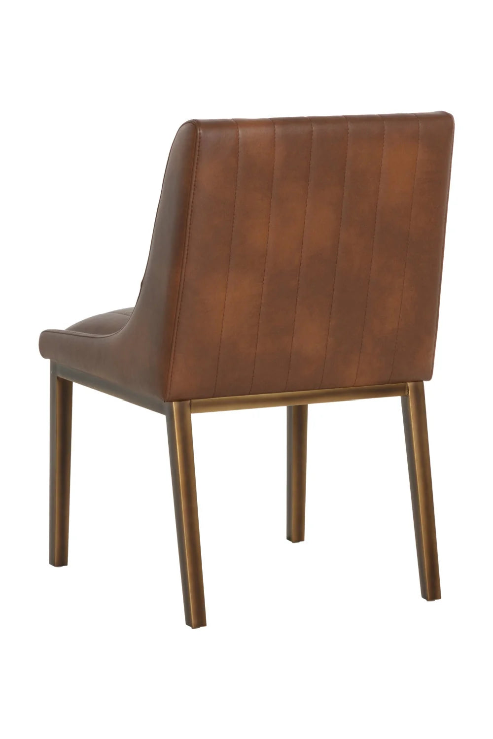 Luxury Vertical Stitched Dining Chair European Style for Villa