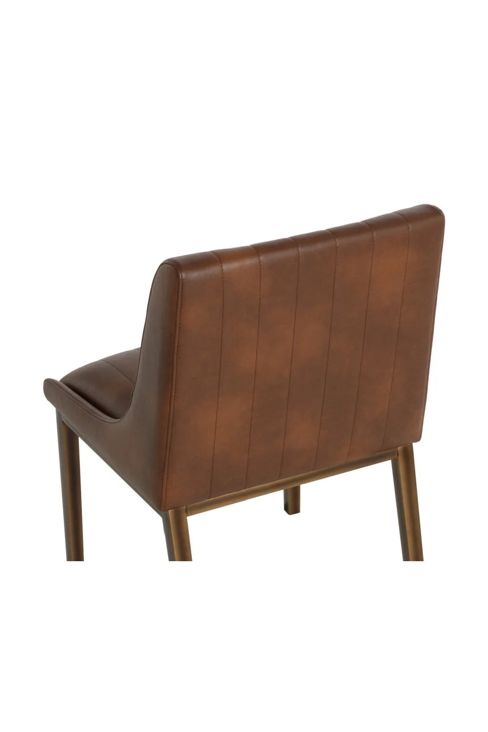 Luxury Vertical Stitched Dining Chair European Style for Villa