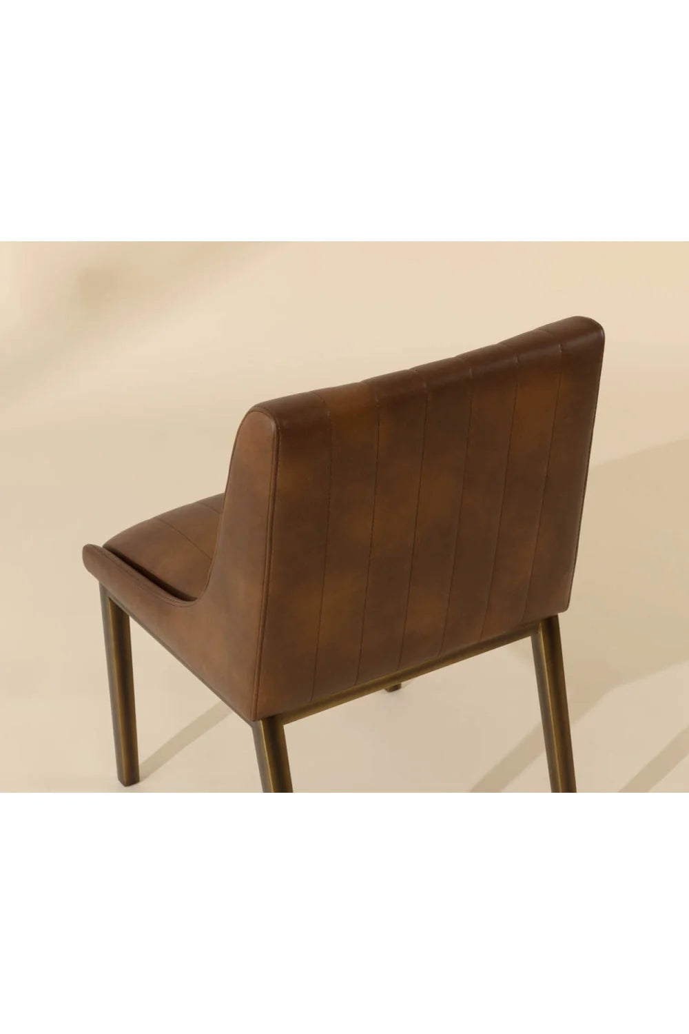 Luxury Vertical Stitched Dining Chair European Style for Villa
