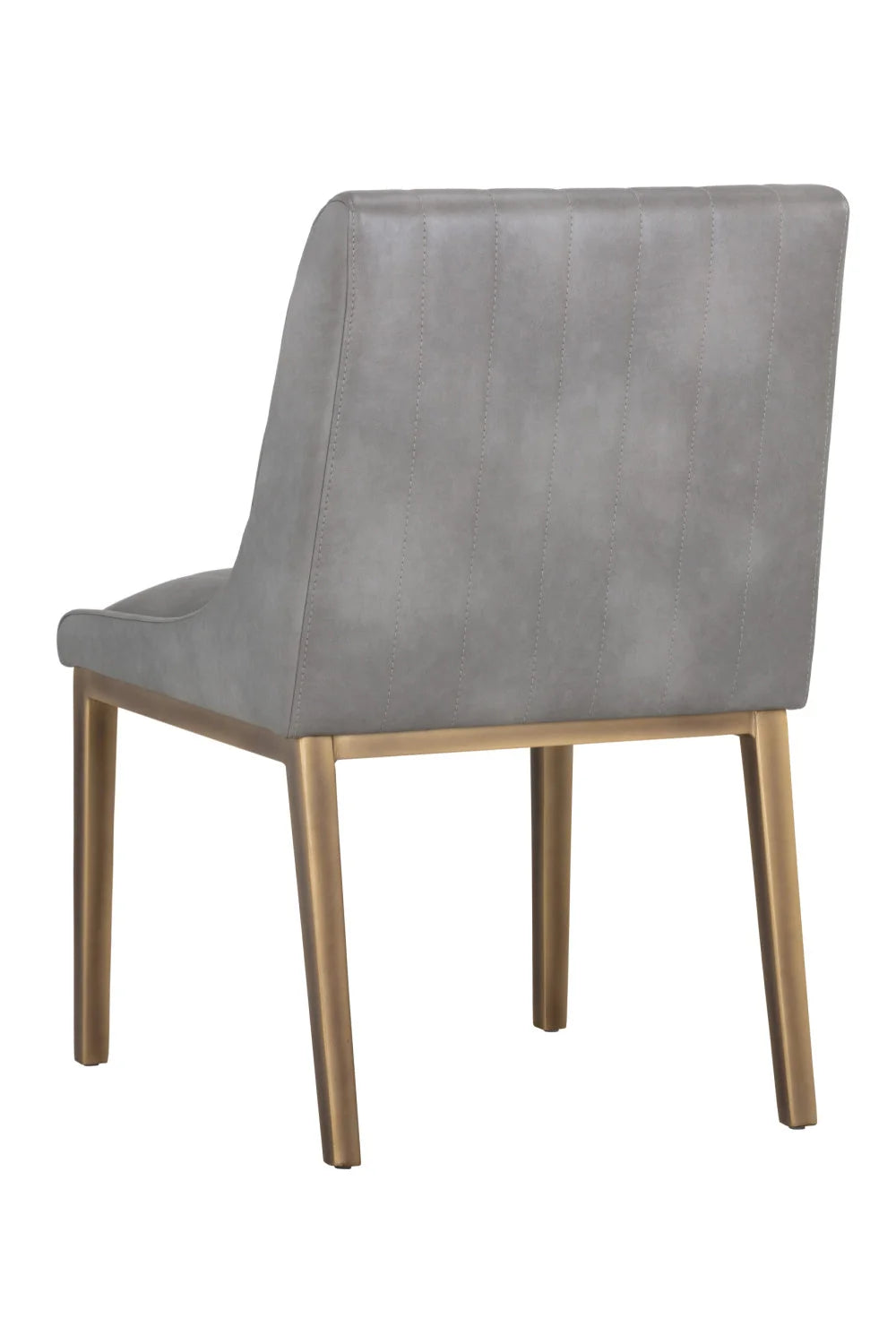 Luxury Vertical Stitched Dining Chair European Style for Villa