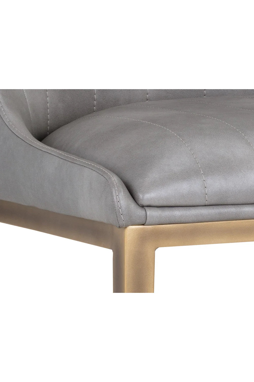 Luxury Vertical Stitched Dining Chair European Style for Villa