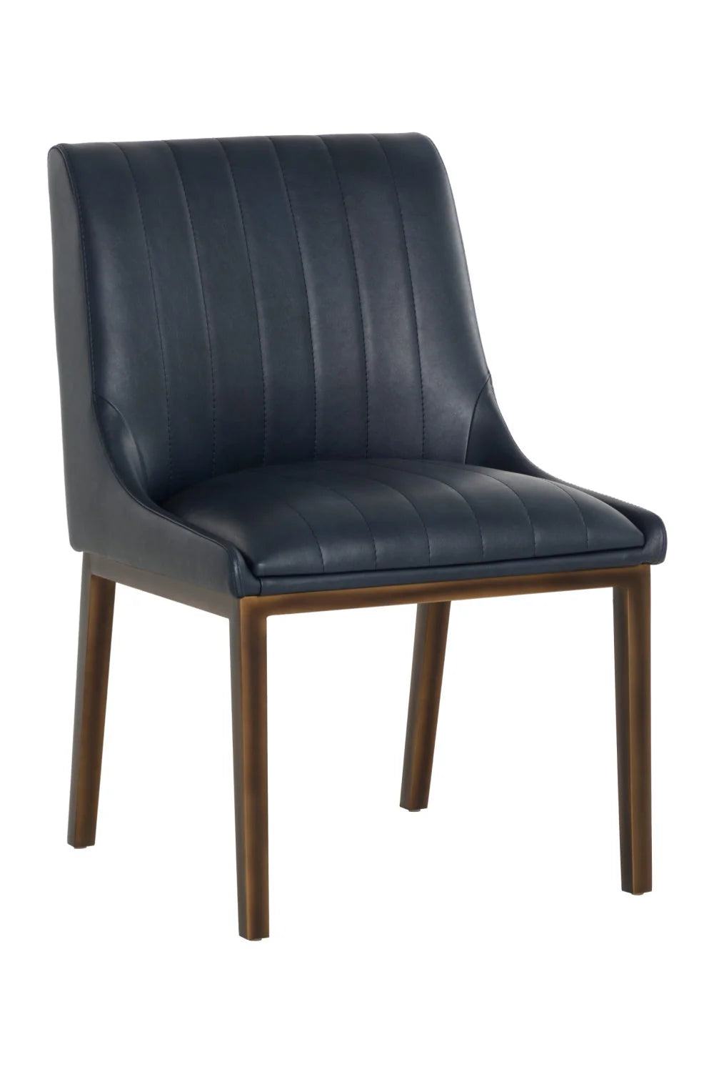 Luxury Vertical Stitched Dining Chair European Style for Villa