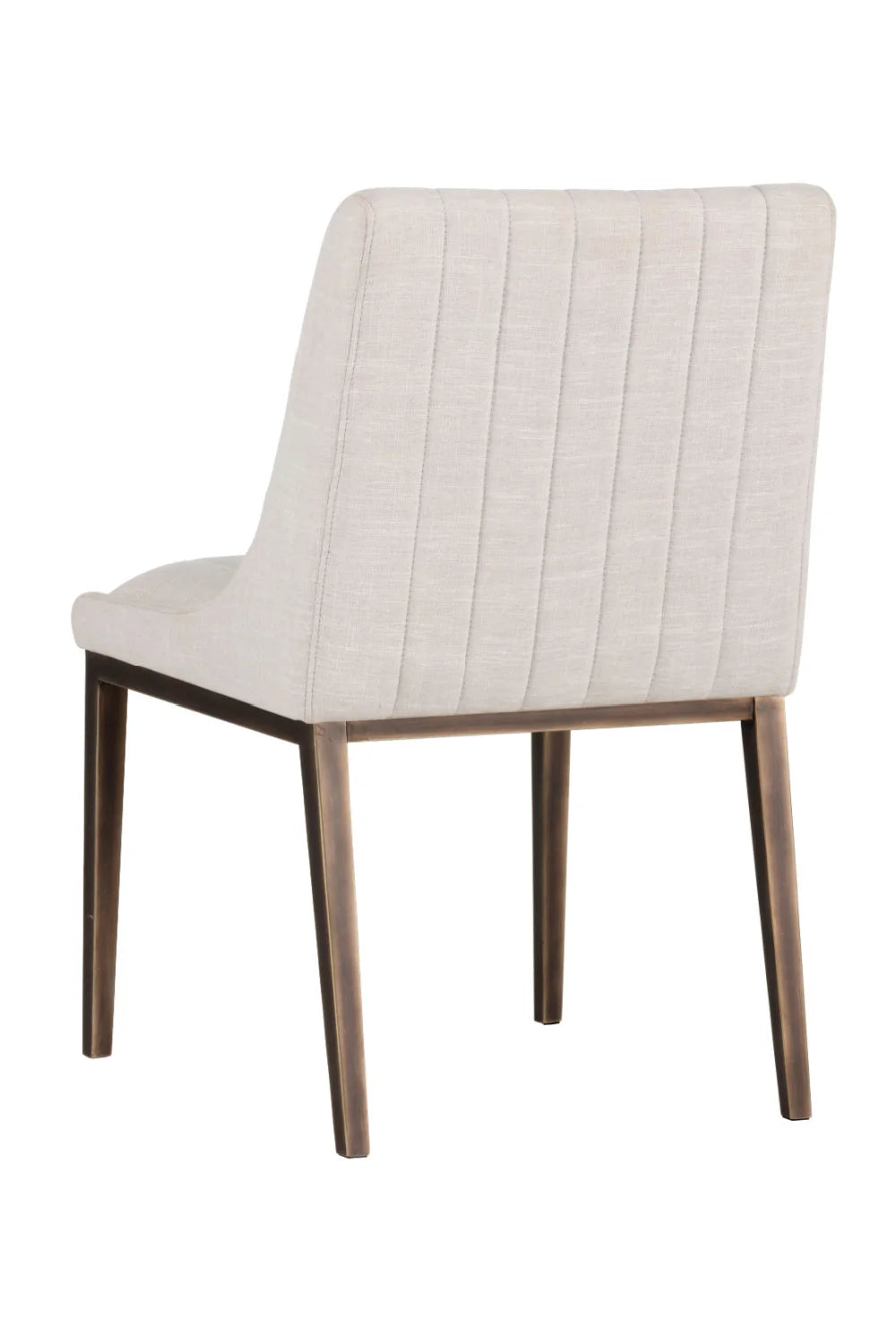 Luxury Vertical Stitched Dining Chair European Style for Villa