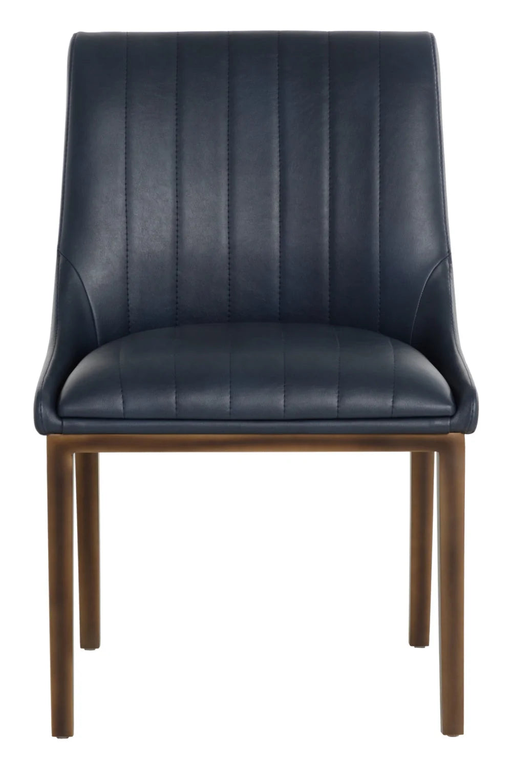 Luxury Vertical Stitched Dining Chair European Style for Villa