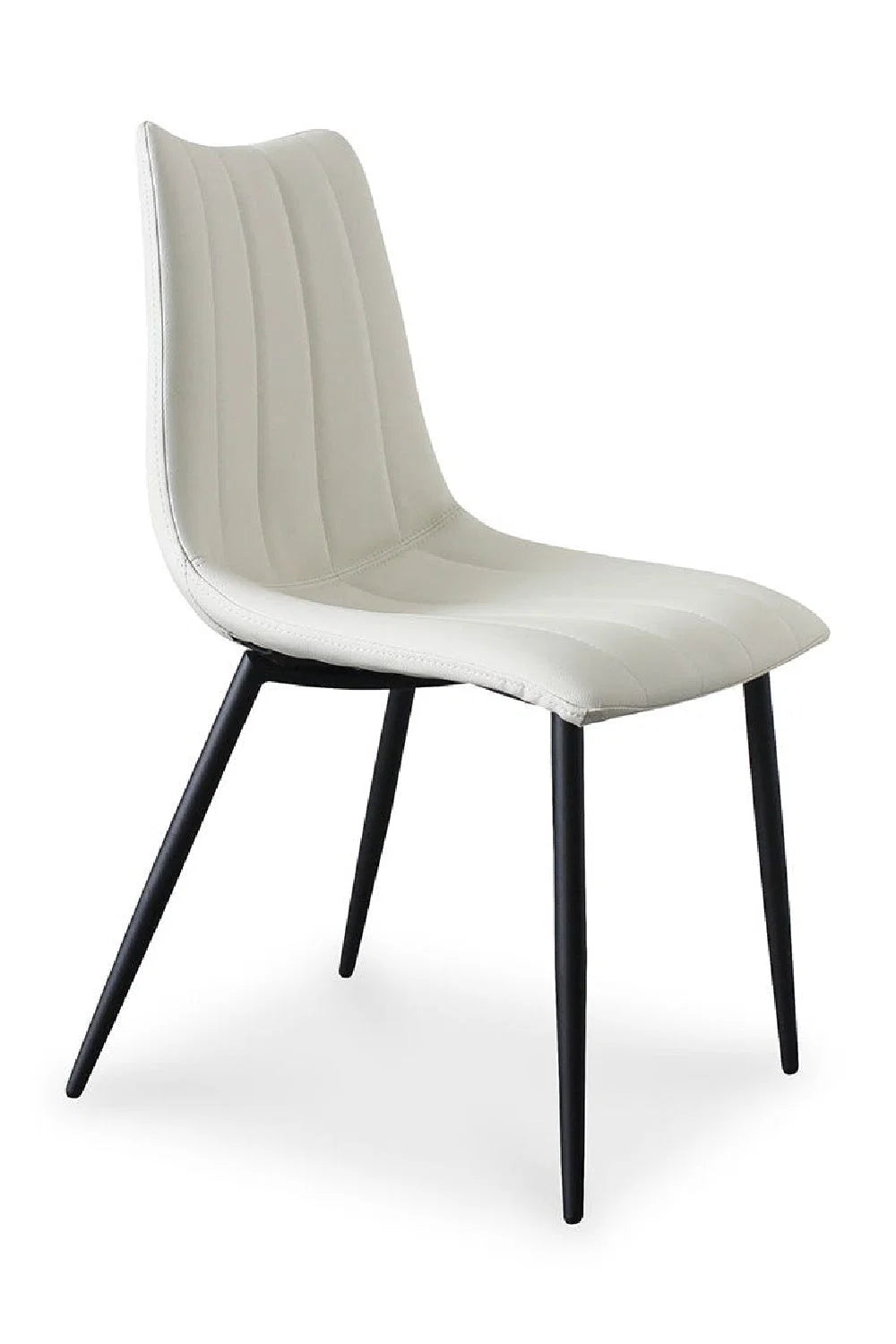 Luxury Vertical Stitched Modern Dining Side Chairs European Style for Villa