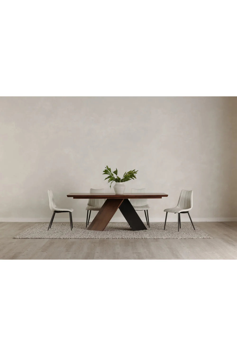 Luxury Vertical Stitched Modern Dining Side Chairs European Style for Villa