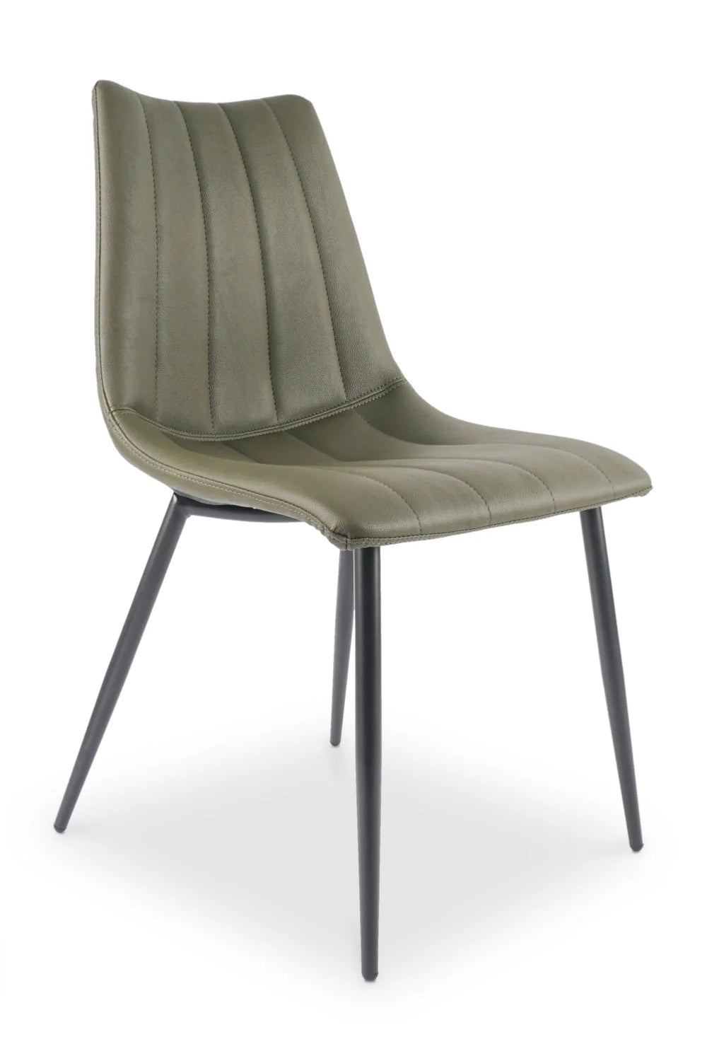 Luxury Vertical Stitched Modern Dining Side Chairs European Style for Villa