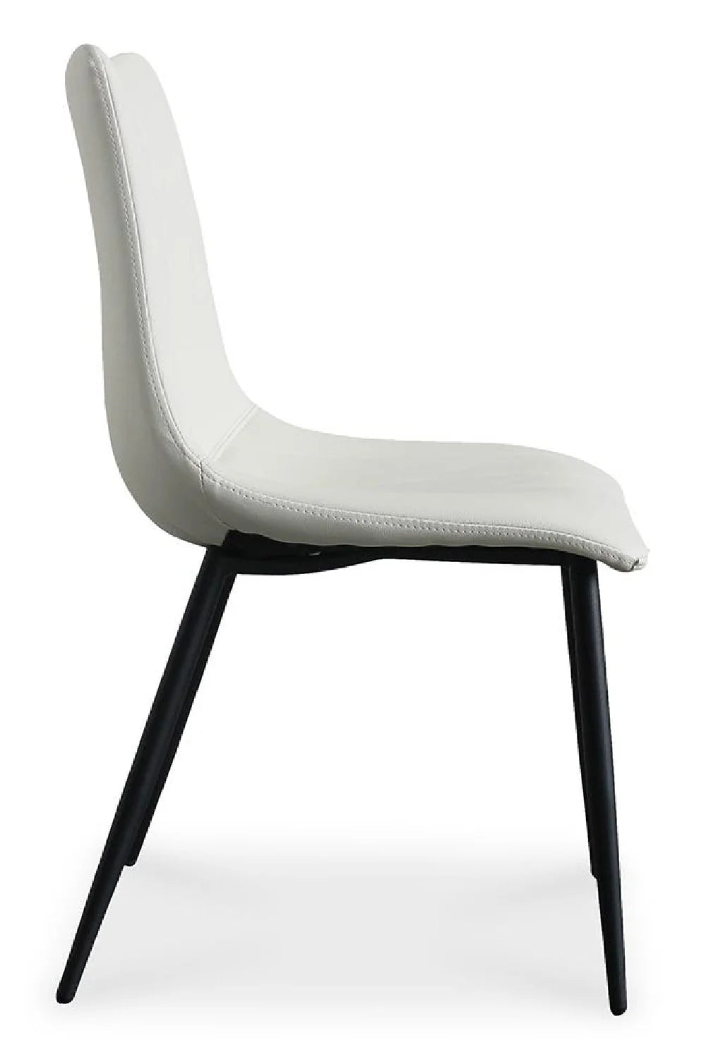 Luxury Vertical Stitched Modern Dining Side Chairs European Style for Villa