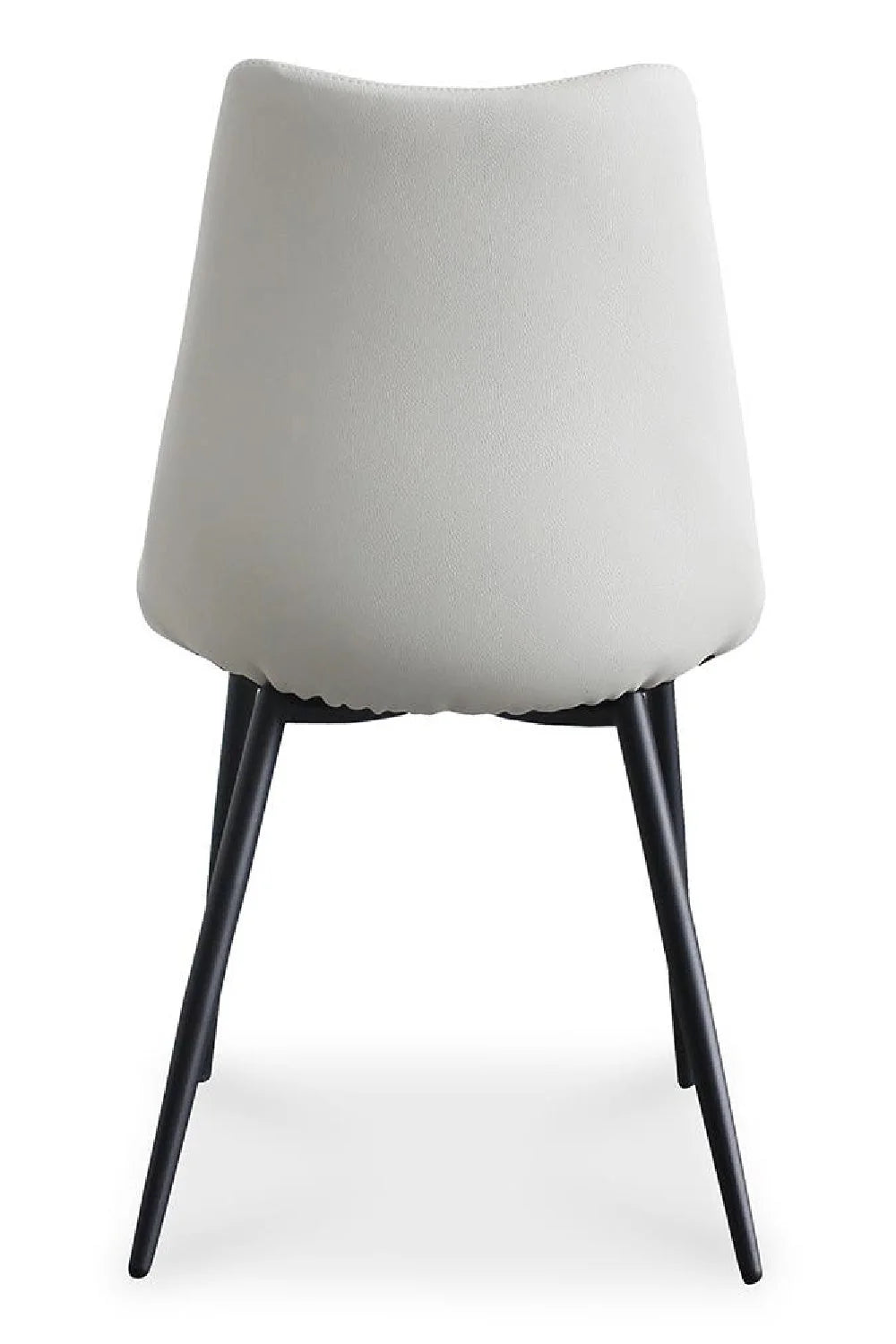 Luxury Vertical Stitched Modern Dining Side Chairs European Style for Villa