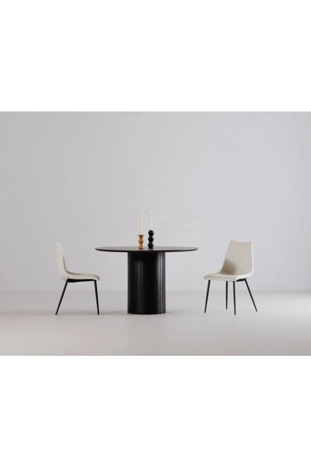 Luxury Vertical Stitched Modern Dining Side Chairs European Style for Villa