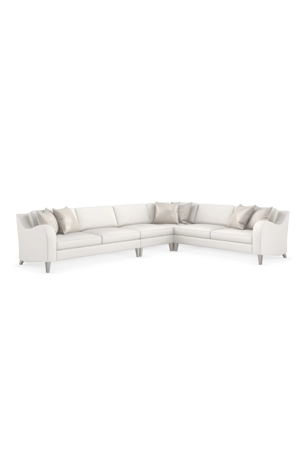 Luxury Victoria Fabric Sectional Sofa Modern Italian Style for Villa