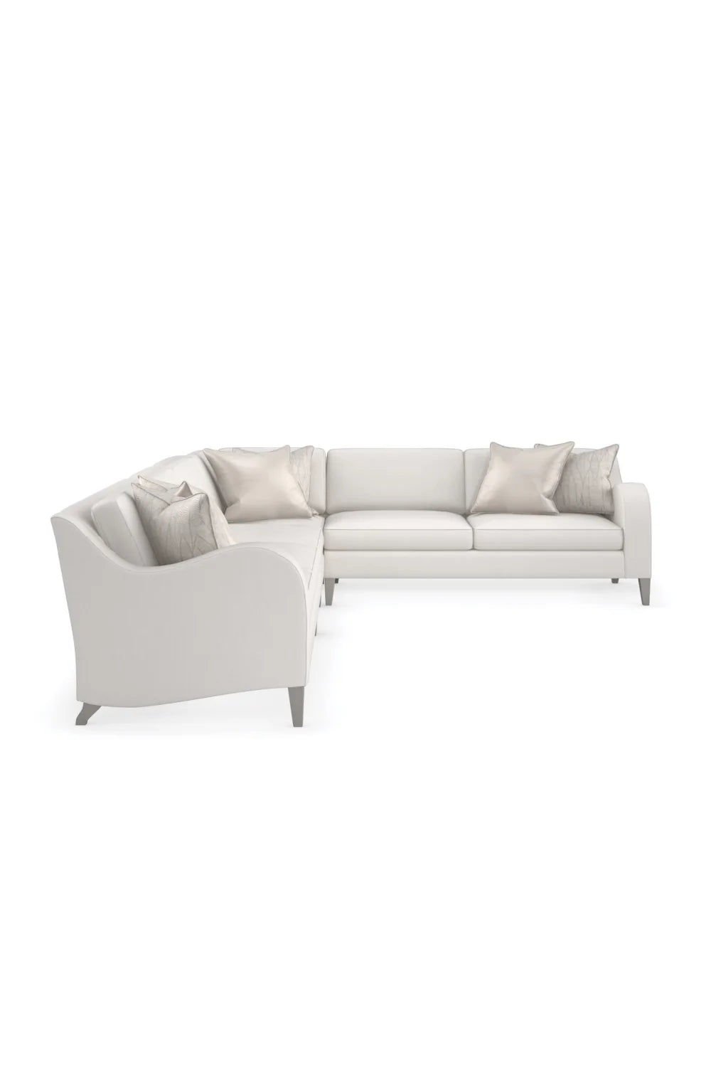 Luxury Victoria Fabric Sectional Sofa Modern Italian Style for Villa