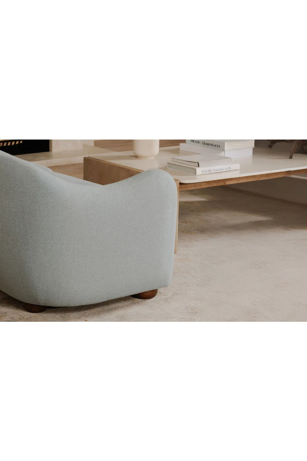 Luxury Vintage Inspired Fabric Sofa Modern Italian Style for Villa