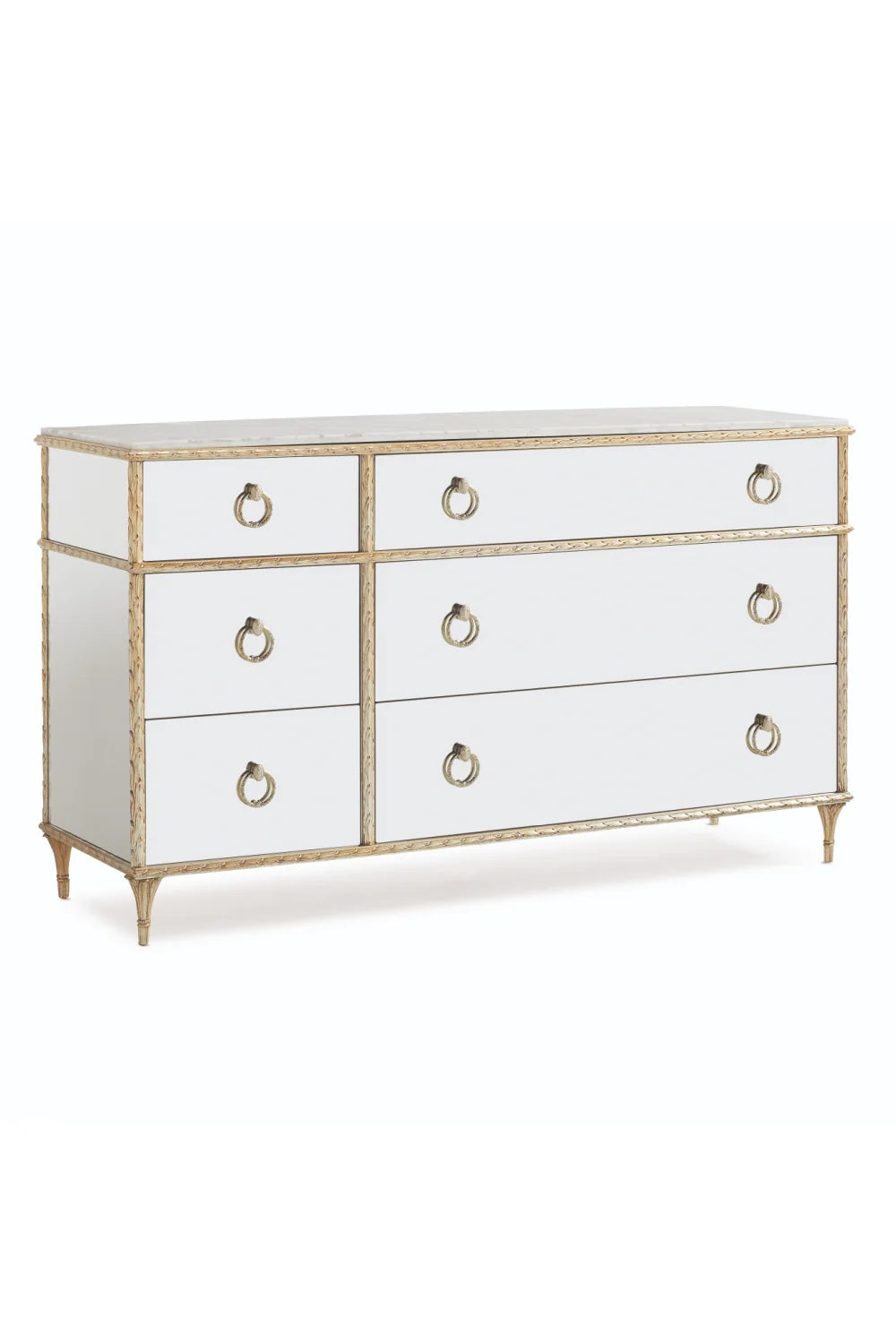 Luxury Vintage Modern White Dresser European Style for Villa