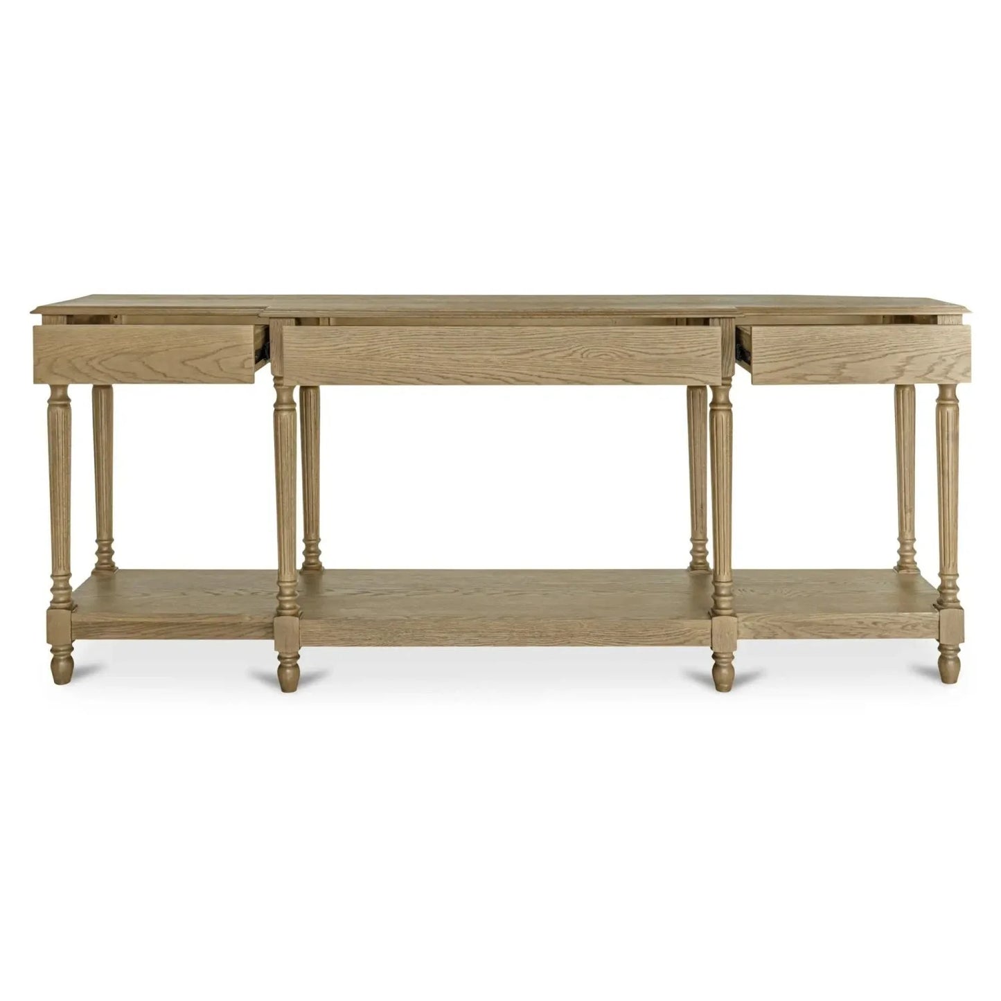 Luxury Vintage Oak Console Table Modern Italian Style for Villa