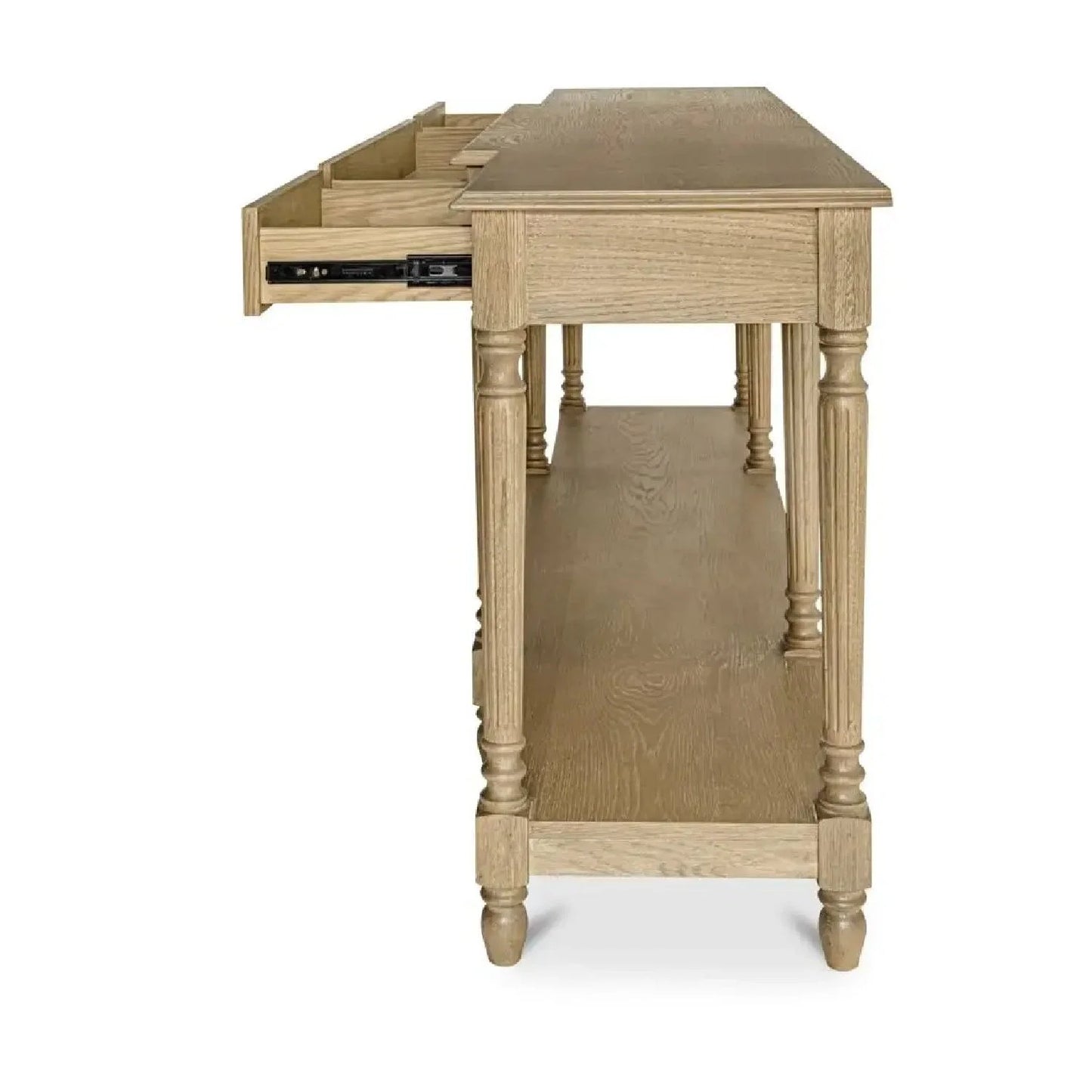 Luxury Vintage Oak Console Table Modern Italian Style for Villa