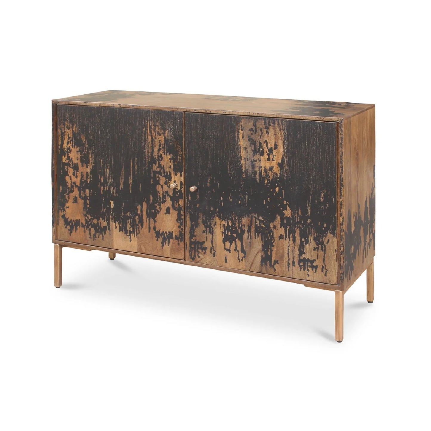 Luxury Vintage Wooden Sideboard European Style for Villa