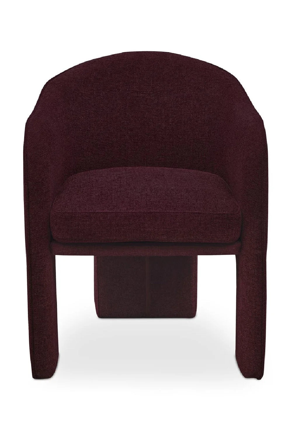 Luxury Violet 3-Legged Modern Dining Chair European Style for Villa