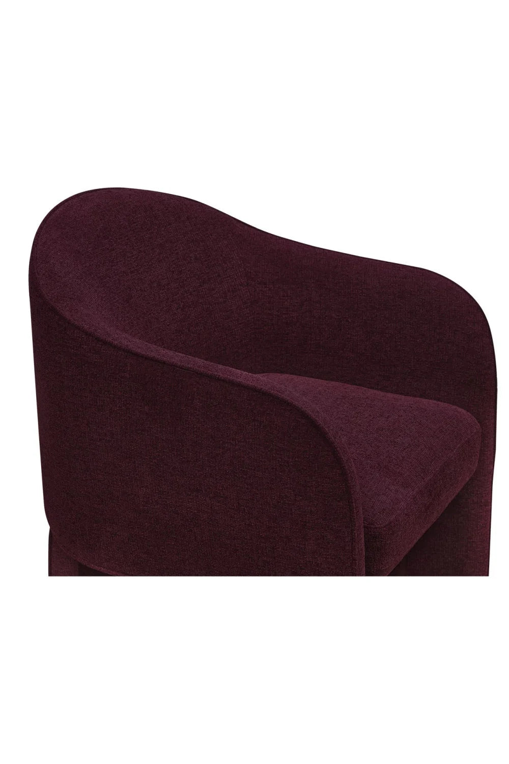 Luxury Violet 3-Legged Modern Dining Chair European Style for Villa