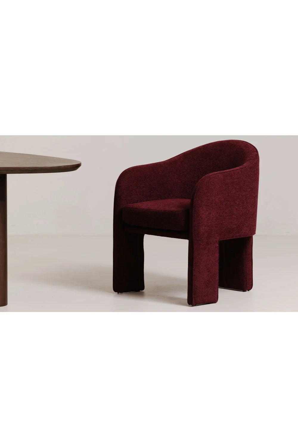 Luxury Violet 3-Legged Modern Dining Chair European Style for Villa